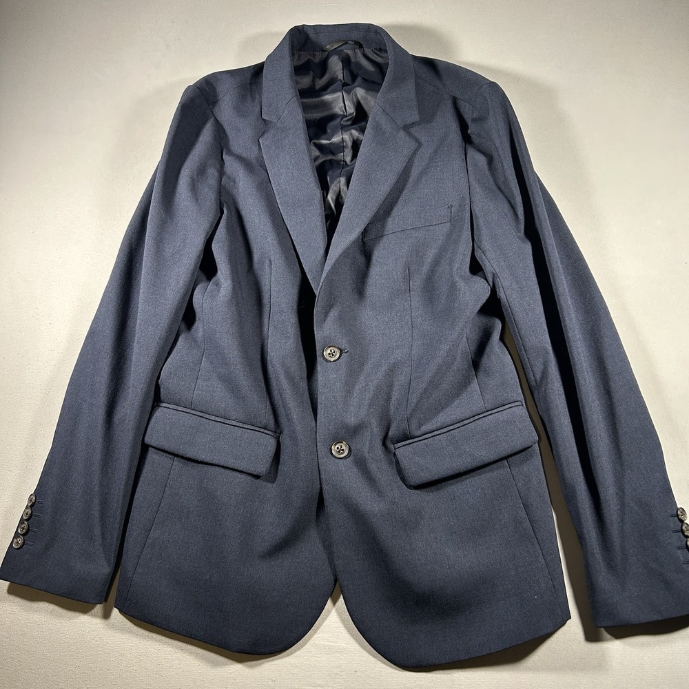 Men's Bluffworks Presidio Slim Fit Blazer Navy 40L Travel Sport Coat